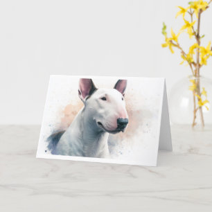English Bull terrier  Card