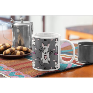 English Bull Terrier Coffee Mug   Cute Dog Lover 