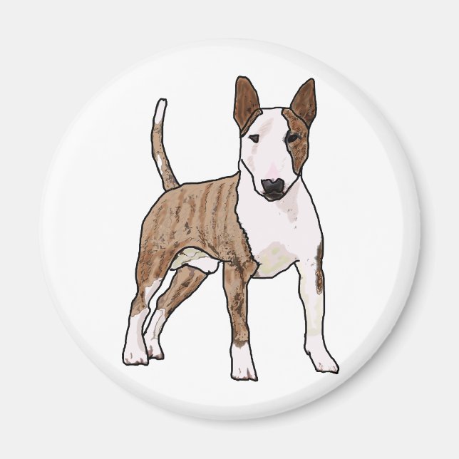 English Bull Terrier Magnet (Front)