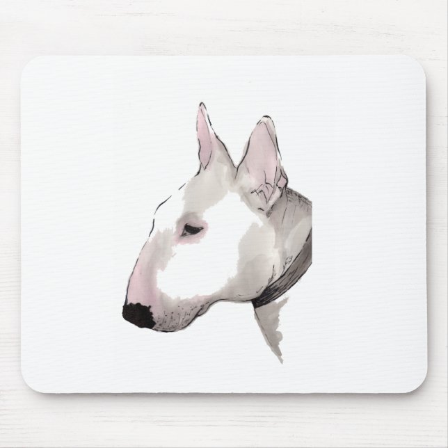 english bull terrier mousemat (Front)