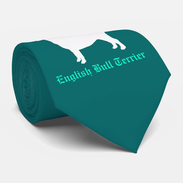 English Bull Terrier Tie (Rolled)