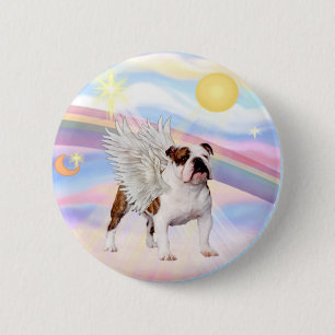 English Bulldog 6 Cm Round Badge