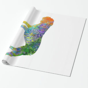 English Bulldog Art Watercolor   Watercolor Lover Wrapping Paper
