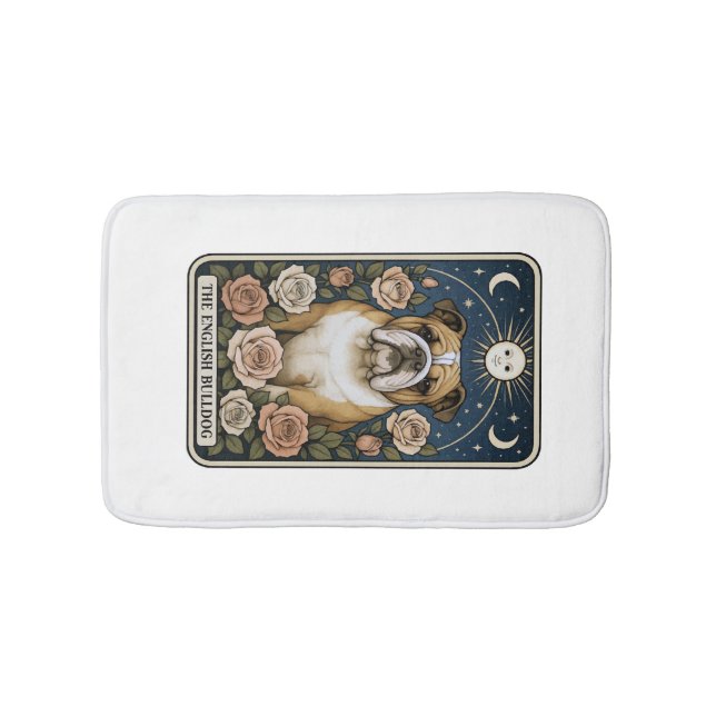 English Bulldog Bath Mat (Front)