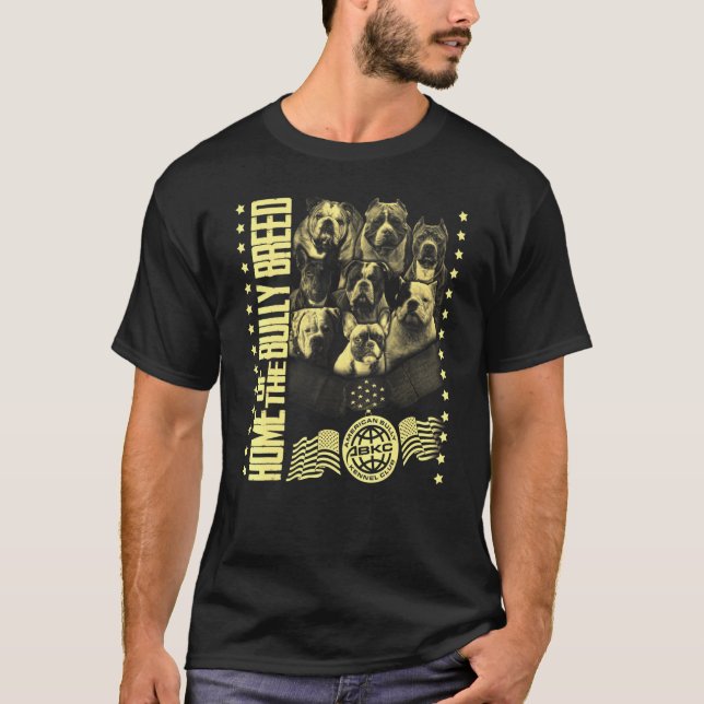 English Bulldog Bully Breed Abkc American Bully Ke T-Shirt (Front)