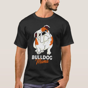 English Bulldog Bully Dog Mum Womens T-Shirt