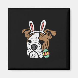 English Bulldog Bunny Dog Lover Owner Men Women Ki Magnet
