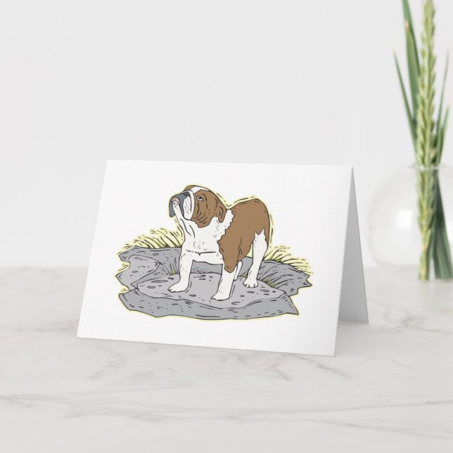 English Bulldog Card (Front)