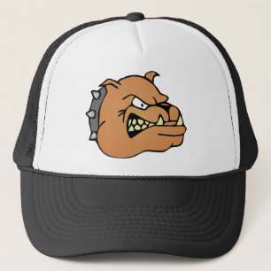 English Bulldog Cartoon Trucker Hat