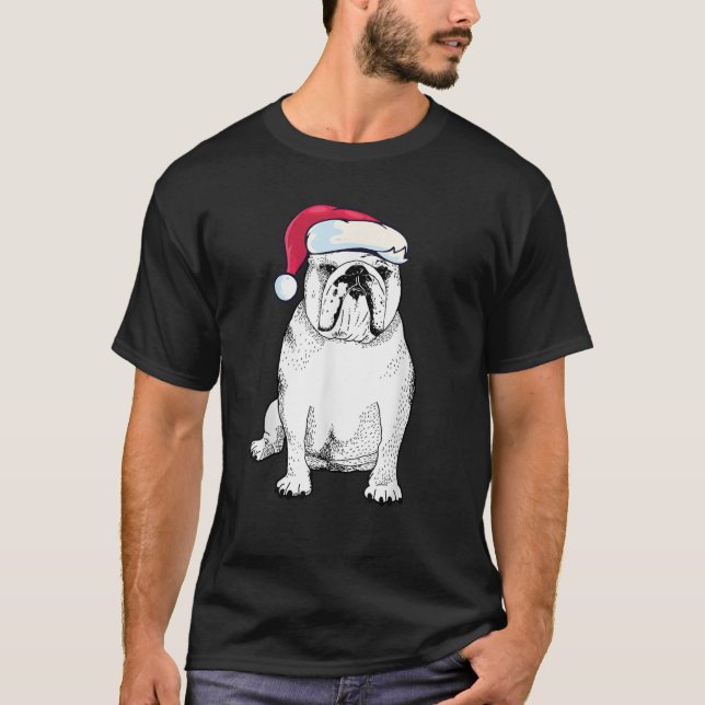 English Bulldog Christmas Gifts for Dog Lover Owne T-Shirt (Front)