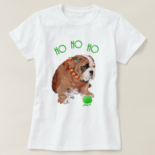 English Bulldog Christmas T-Shirt