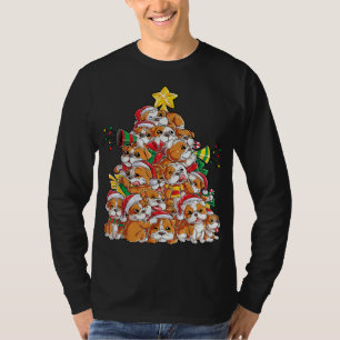 English Bulldog Christmas Tree Dog Santa Xmas Boys T-Shirt