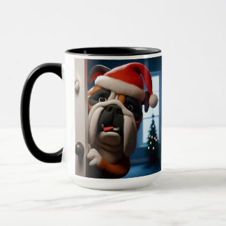 English Bulldog Claymation Coffee Mug Cup