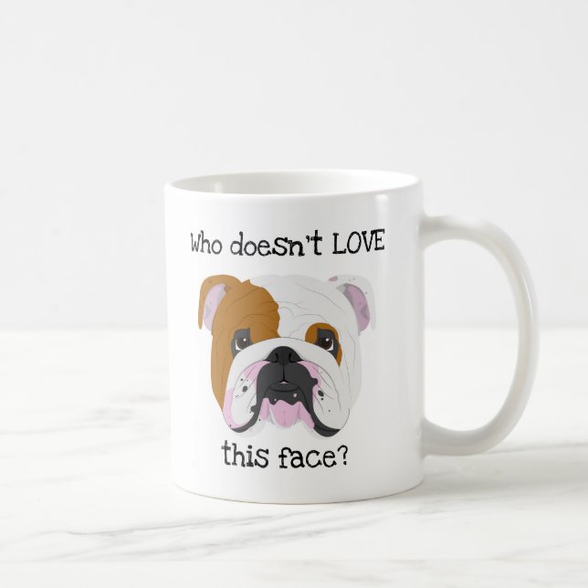 English Bulldog Coffee Mug (Right)