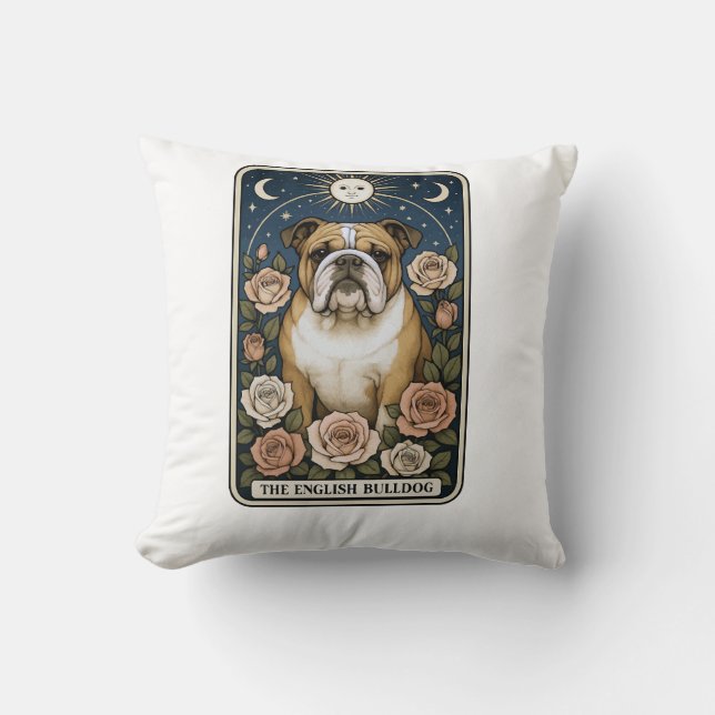 English Bulldog Cushion (Front)
