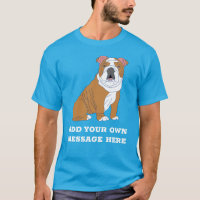 English Bulldog Custom Message Graphic