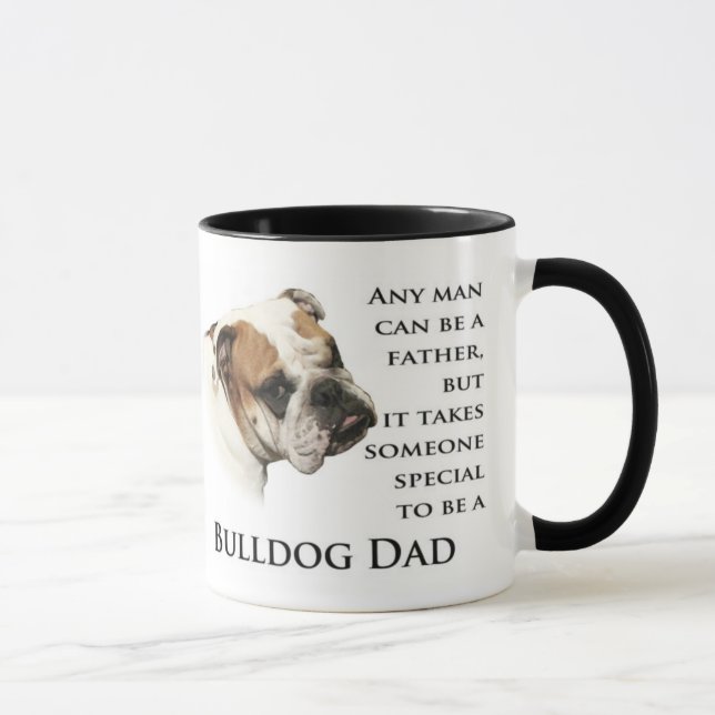 English Bulldog Dad Mug (Right)