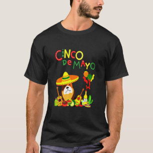 English Bulldog De Mayo British T-Shirt