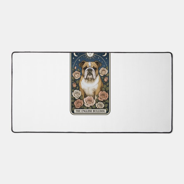 English Bulldog Desk Mat (Front)