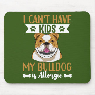English Bulldog Dog Apparel For Men And Women Mouse Mat
