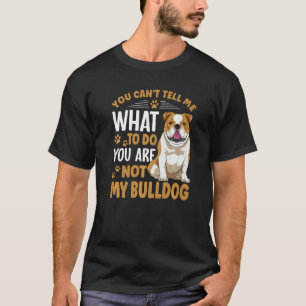 English Bulldog Dog Apparel For Men And Women   T-Shirt
