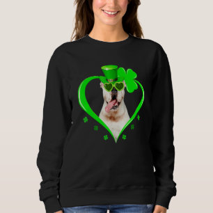 English Bulldog Dog Lover St Patrick S Day Shamroc Sweatshirt