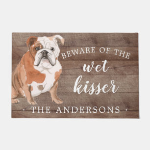 English Bulldog Dog Personalised Door Mat