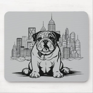 English Bulldog Dog Pet Animal World Furry Friend Mouse Mat