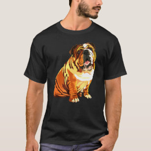 English Bulldog Dog Pop Art T-Shirt