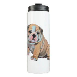 English Bulldog Dog Thermal Tumbler
