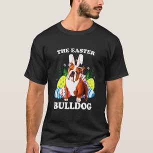 English Bulldog Easter Day Dog T-Shirt