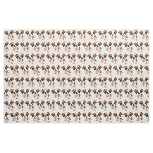 English Bulldog Fabric (Yard)