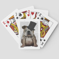 English Bulldog, Formal Hound and Hat