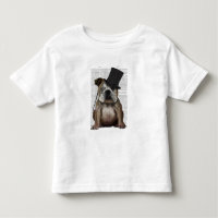 English Bulldog, Formal Hound and Hat