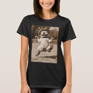 English Bulldog Funny Dog Silly Cowboy T-Shirt