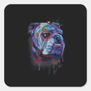 English Bulldog Gift A English Bulldog Mum Square Sticker
