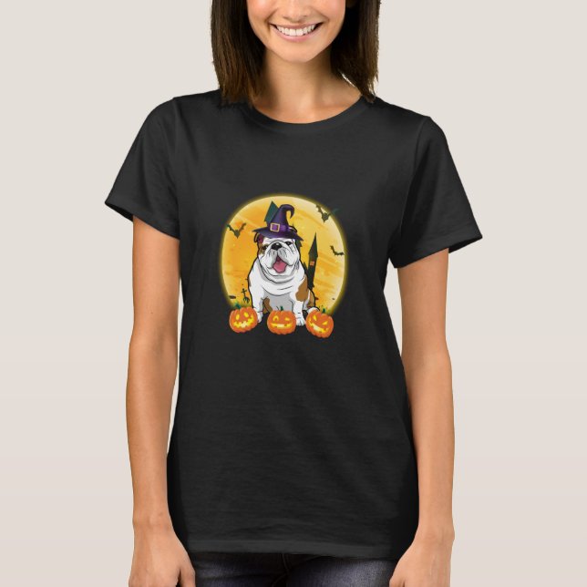 English Bulldog Halloween Shirt Costume For Mom (Front)