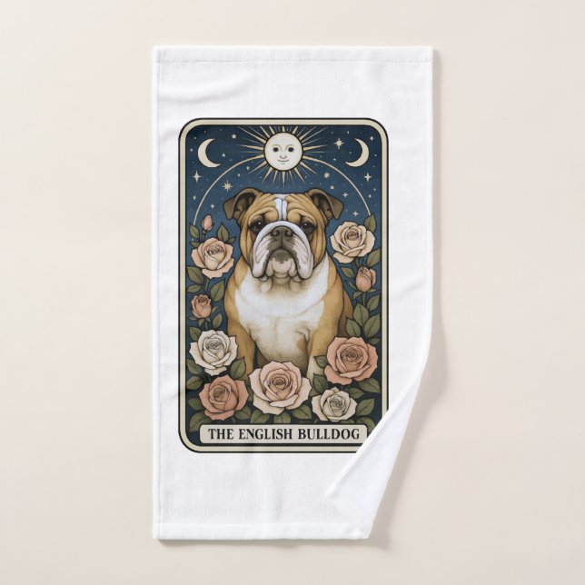 English Bulldog Hand Towel (Hand Towel)