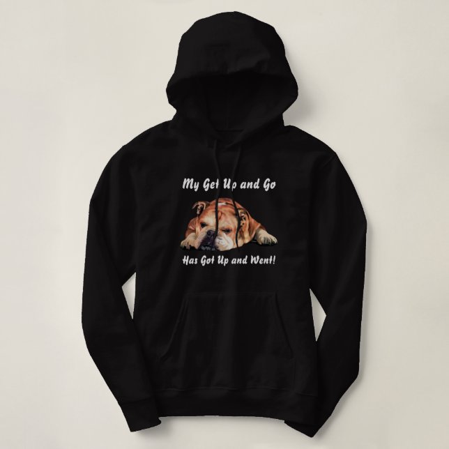 English Bulldog Hoodie (Design Front)