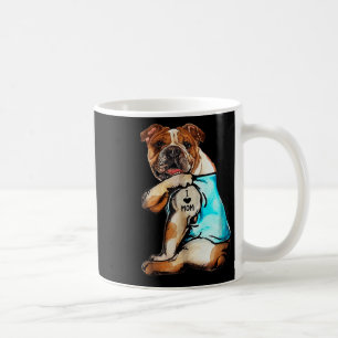 English Bulldog - I Love Mum Tattoo Mothers Day Gi Coffee Mug