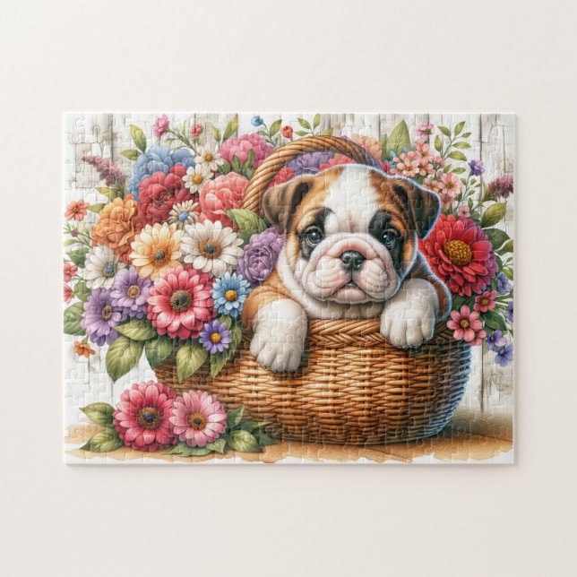 English Bulldog Jigsaw Puzzle (Horizontal)