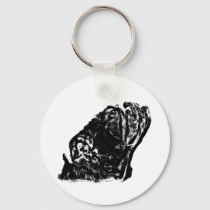 English bulldog keychain