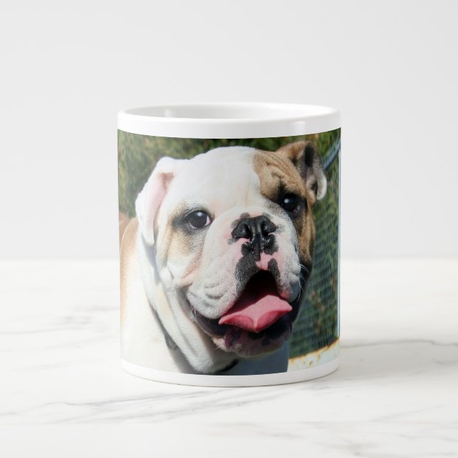 English bulldog large coffee mug (Front)