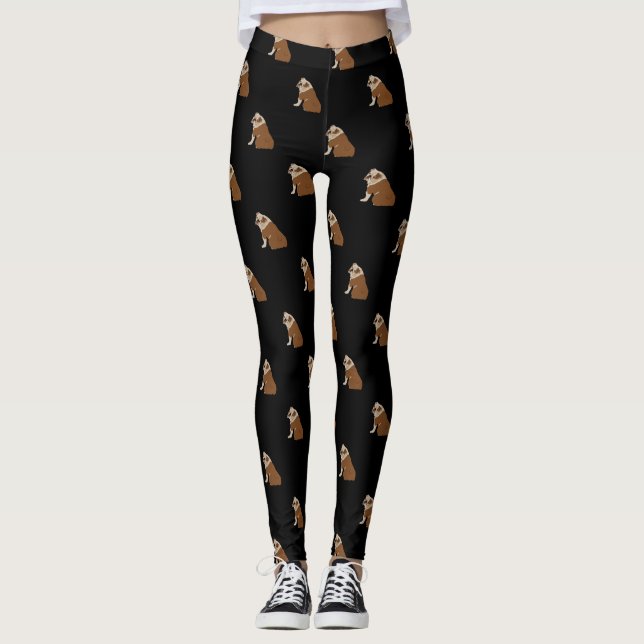 English Bulldog Leggings (Front)