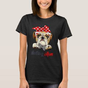 English Bulldog Love Cute Bully Dog Mum  Womens T-Shirt