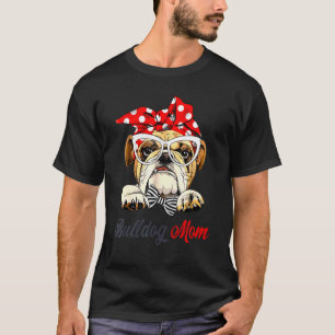 English Bulldog Love Cute Bully Dog Mum Womens T-Shirt
