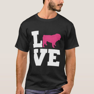 English Bulldog Love T-Shirt