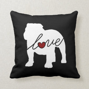 English Bulldog Loveq Cushion