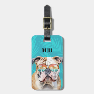 English Bulldog Luggage Tag