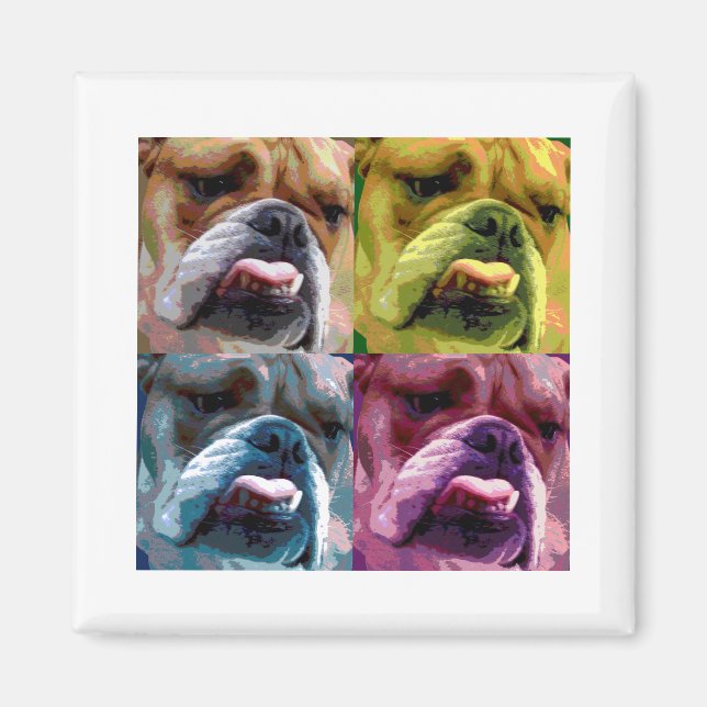 English bulldog magnet (Front)